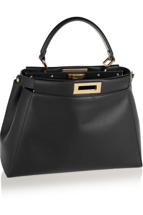 fendi peekaboo mini black